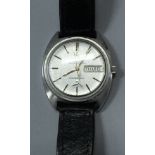 An Omega stainless steel cased gentleman's wristwatch,