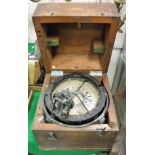 A World War 1 naval compass by Kelvin Bottomley and Baird Ltd "Captain Chetwyns patent" Glasgow and