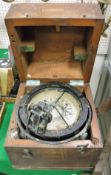 A World War 1 naval compass by Kelvin Bottomley and Baird Ltd "Captain Chetwyns patent" Glasgow and