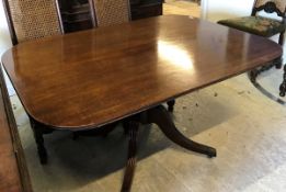 A late Regency mahogany breakfast table,