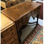 An 18th Century chest on chest base converted to side table