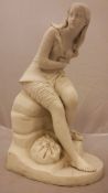 A Victorian Parian ware figure of "Dorothea" after John Bell,