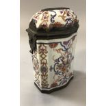 A 19th Century Sampson style hinge lidded stamp box