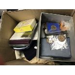 A box of assorted mainly 20th Century and later coins of the realm,