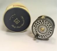 A Hardy "Husky" 33/8" silent check fly reel in makers box