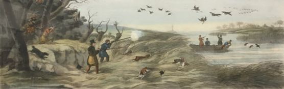 AFTER HENRY ALKEN "Hunting Scenes", a set of six coloured engravings,