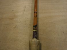 A Sharpe's Scottie "The Scottie" split cane two piece trout fly rod with makers bag