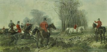 AFTER J F HERRING "Fox hunting",