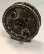 An Allocks "Flick-em" 4" centre pin fishing reel