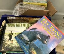 A collection of fishing related volumes to include tackle catalogues by J.B.