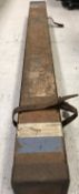 A Charles Farlow 5ft 3" wooden travelling rod box