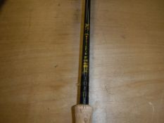 A Bruce & Walker carbon multi-spin 10ft 8-20 two piece fly rod with makers bag