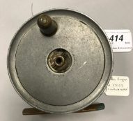 A James Rogan of Ballyshannon 4" "Centre Brake" salmon fly reel