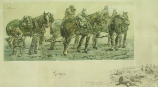 AFTER SNAFFLES (CHARLES JOHNSON-PAYNE) "Gunner", chromolithographic,