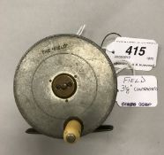 A Hardy "Field" 31/8" contracted trout fly reel,