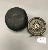 A Hardy "Golden Prince" #7/8 trout fly reel,