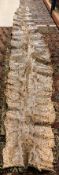 A large Python skin approx 438 cm long CONDITION REPORTS Minimum width approx 1.5 cm.
