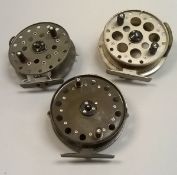 A Grice & Young "Jecta" Mark 3 centre pin reel,