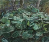 VICTOR COVERLEY PRICE (1901-1988) "Symphony in green" a study of foliage,