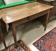 A 19th Century French farmhouse style kitchen table,