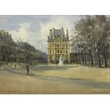 VICTOR COVERLEY PRICE (1901-1988) "Jardins des Tuileries Paris" watercolour signed lower right