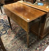 A 19th Century mahogany drop leaf Pembroke table,