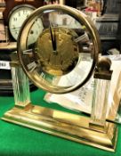 A Gilroy Roberts "The Golden Eagle commemorative clock" circa 1988