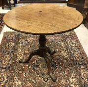 A George III mahogany tea table,