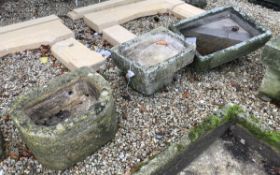 Three stone sinks