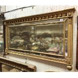 A 19th Century giltwood and gesso framed multiplate overmantel mirror CONDITION REPORTS