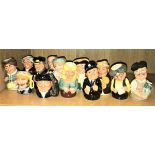 A collection of Royal Doulton "The Doultonville Collection Character Jugs" comprising "Betty