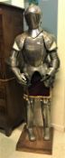 A modern German suit of armour in the late 15th Century manner (provenance: Medieval Arms)