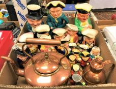 A collection of twenty various 20th Century character jugs,