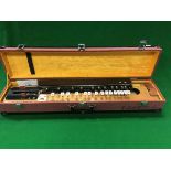 A late 20th Century Lyrish alto taisho-koto (nagoya harp) (Japanese stringed musical instruments)