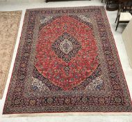 A fine Kashan carpet,