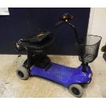 A Shoprider mobility scooter,