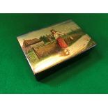 A 19th Century Russian lacquered box,