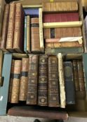 Two boxes of antiquarian books,