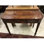 An early 19th Century mahogany tea table,