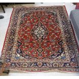 A Persian rug,