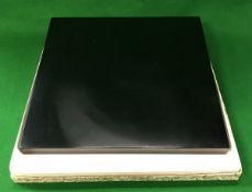 A modern (circa 2000) Japanese black lacquered furo shiki ita (furo laying board)