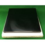 A modern (circa 2000) Japanese black lacquered furo shiki ita (furo laying board)