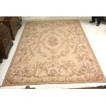 An Aubusson style rug,