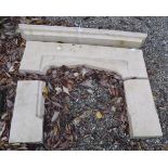 A Cotswold stone fire surround