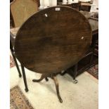 A 19th Century mahogany tea table,