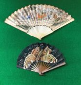 A 19th Century Continental fan,