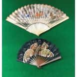 A 19th Century Continental fan,