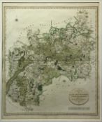 AFTER JOHN CARY "A New Map of Gloucestershire Divided into Hundreds Exhibiting its Roads, Rivers,