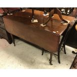 A 19th century mahogany two drawer Pembroke table