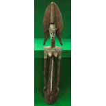 An African tribal fertility carving double sided, one male,